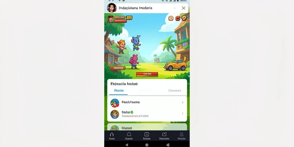 Fitur sosial yang memungkinkan interaksi antar pemain.