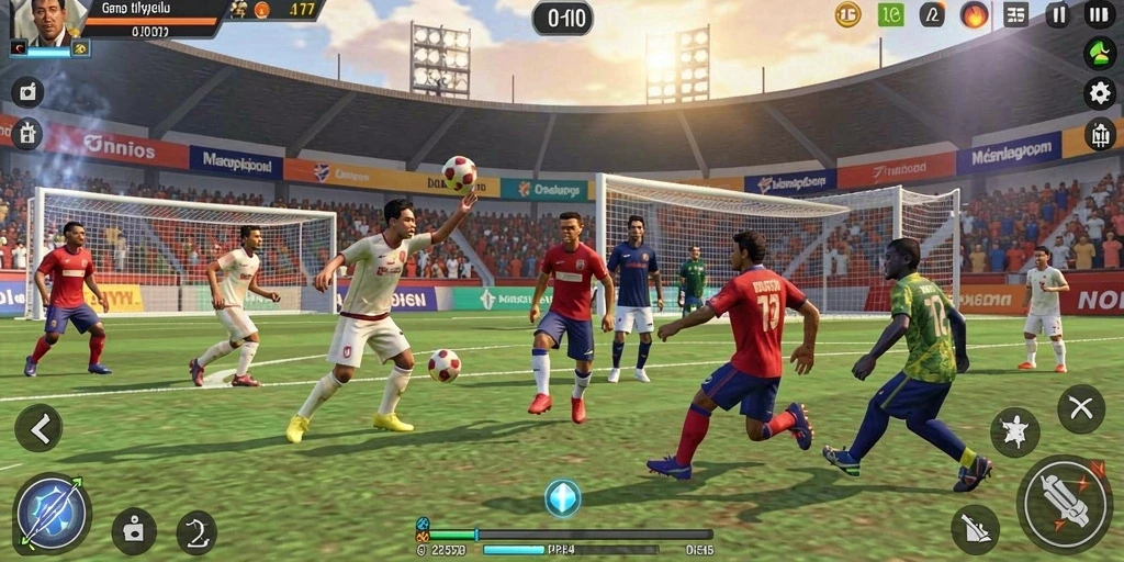 Screenshot memperlihatkan sistem peringkat yang kompetitif.