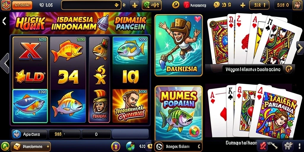 Berbagai pilihan permainan judi online yang seru.